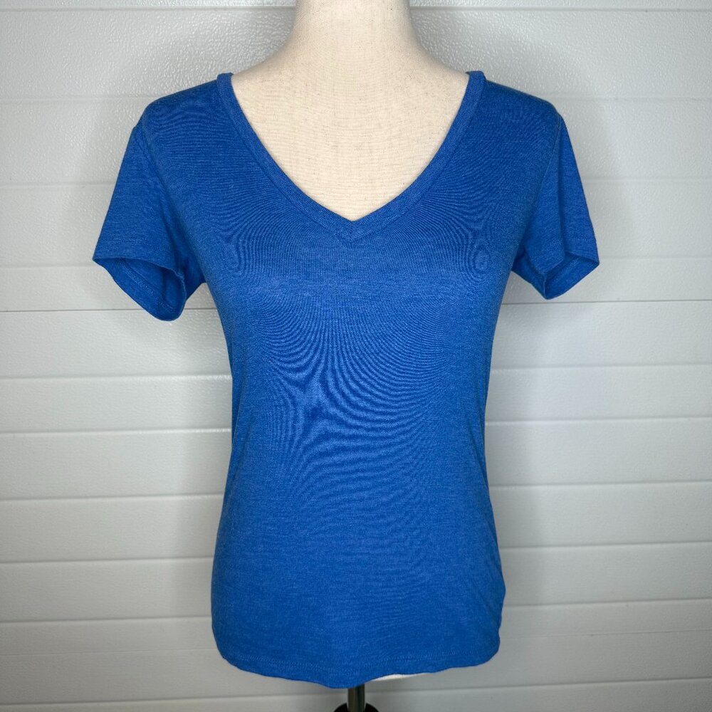 Bella Royal Blue V-Neck Tee – Small
